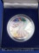 2001 American Silver Eagle In Full Color 1 Troy Oz .999 fine Silver Bullion Coin