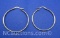 Sterling Silver Hoop Earrings 4 Grams