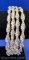 Sterling Silver Four Link Twist Bracelet 30 Grams