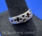 Sterling Silver cut Cross Ring 3 Grams Size 7.5