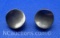 Sterling Silver Concave Earrings 11 grams