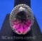 Sterling Silver Multicolor Stone Ring