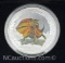 Frilled Neck Lizard 1 Troy Oz .999 Fine Silver Bullion Coin With COA