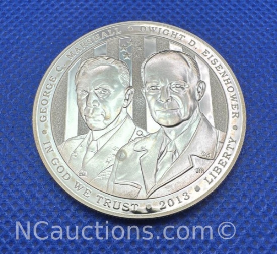 2013 Fort Leavenworth 90% Silver Dollar Coin 27 Grams