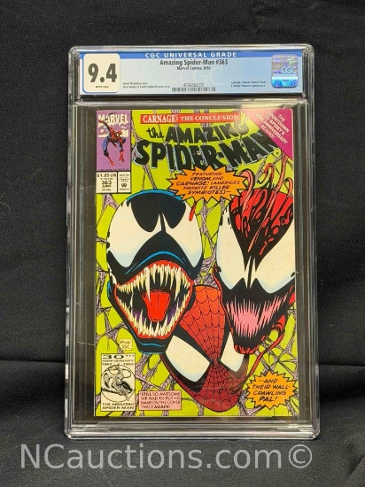 CGC 9.4 Amazing Spider-Man #363 Marvel Comics, 6/92