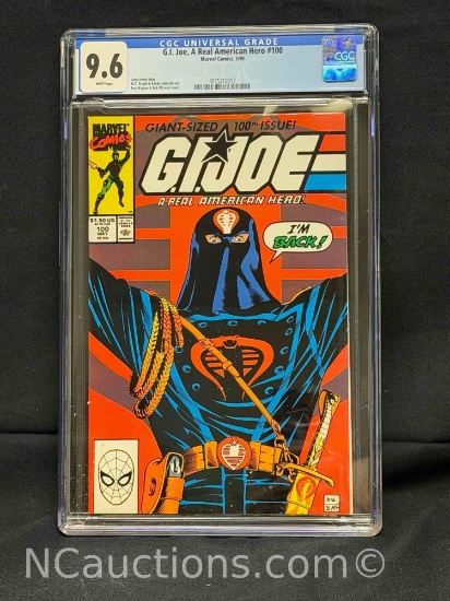 CGC 9.6 G.I. Joe, A Real American Hero #100 Marvel Comics, 5/90