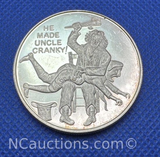 He Made Uncle Cranky 1 Troy Oz .999 Fine Silver Bullion Coin