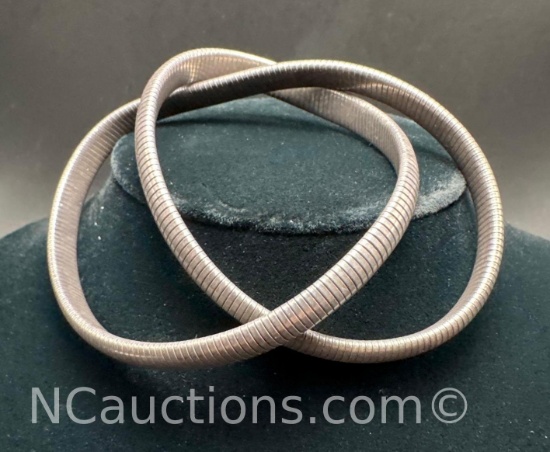 999 Silver Wrap Bangle Bracelet 29 Grams