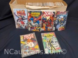 Long Box Approx 250 Comics Wolverine, X-Men, Mask more