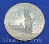 1986 Ellis Island 90% Silver One Dollar Coin 26 Grams