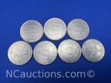 7 Colorado Belle One Dollar Gaming Tokens