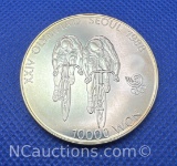 1988 Seoul Olympiad 90% Silver 10000 Won Coin 33 Grams