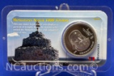 Mongolian Silver 1000 Togrog 92% Silver Coin 31 Grams