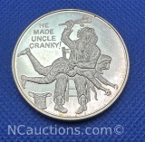 He Made Uncle Cranky 1 Troy Oz .999 Fine Silver Bullion Coin