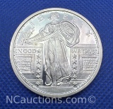 1 Troy Oz .999 Fine Silver Standing Liberty Bullion Coin