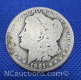 1901-O Morgan Silver Dollar 90% Silver Coin 24 Grams
