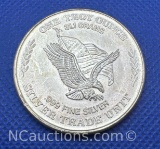 US Assay San Francisco 1 Troy Oz .999 Fine Silver Bullion Coin