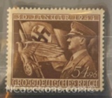 Third Reich Stamp - 1944 Authentic Nazi Germany 11th Year of Power Michel # 865 (54 Pfg)