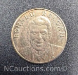 1981 Presidential Gold Piece 1 Gram 10k Gold Ronald Reagan Coin