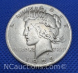 1923 Silver Peace Dollar 90% Silver Coin 26 grams