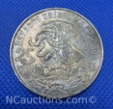 1968 Mexico Olympics 25 Pesos 72% Silver Coin 22 Grams
