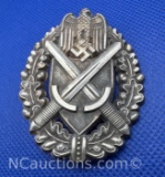 WW2 German Nazi Swastika Marksman Lanyard Shield Pin 25 Grams