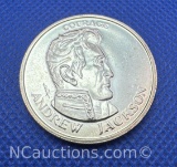 1980 1/2 Oz .999 Fine Silver Andrew Jackson Bullion Coin