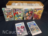 Long Box Approx 300 Comics Superman, Star Trek, Aquaman more