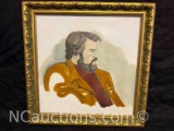 Signed Art Portrait of a man '77 24x24