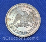 1986 A-Mark 1 Troy Oz .999 Fine Silver Liberty Bullion Coin