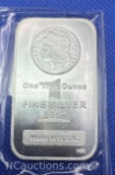 1 Troy Oz .999 Fine Silver Morgan Bullion Bar