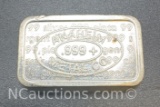 Anaheim Metal 1 Troy Oz .999 Fine Silver Bullion Bar