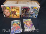 Long Box Approx 300 Comics Superman, Purgatory, the Tick more