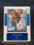 1994 Joe Carter plaque signed honoring 12 INX 16 IN