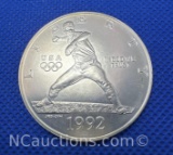 1992 US Olympic Baseball 90% Silver Dollar Coin 26 Grams