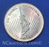 The Symbol Of Freedom 1 Troy Oz .999 Fine Silver Bullion Coin