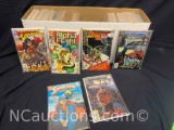Long Box Approx 250 Comics Batman, Superman, Alpha Flight more