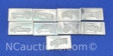 Sterling Silver Automotive Bullion Bars 14 Grams