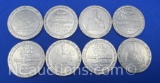 8 Four Queens Casino One Dollar Gaming Tokens