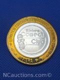 Limited Edition Riviera Comedy Club .999 Fine Silver Gaming Token