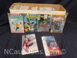 Long Box Approx 300 Comics Superman, Action comics, Aquaman more