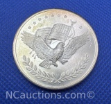 1 Troy Oz .999 Fine Silver Eagle Bullion Coin
