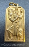 St Christopher 12k 1-20 Gold Filled Pendant 3.8 Grams