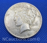 1922 Silver Peace Dollar 90% Silver Coin 26 Grams