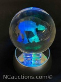 Star Wars Yoda 3D Holo Etched Glass Ball with Light