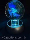 3D Dragon 3D Holo Etched Glass Ball with Light