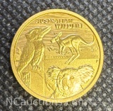 2022 Australian Wildlife 1/4 Oz 999.9 Fine Gold Coin