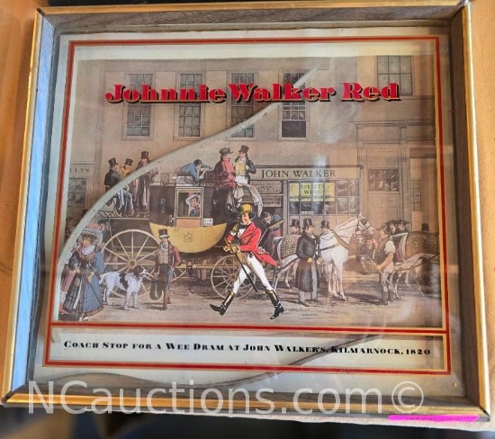 Johnny Walker Red Bar Mirror