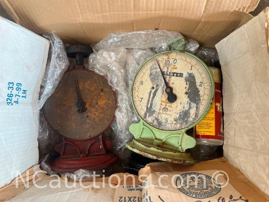 vintage Salter Family scale and more..