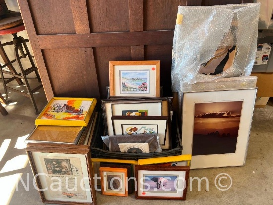 approximately 30 prints some vintage some signed etc.